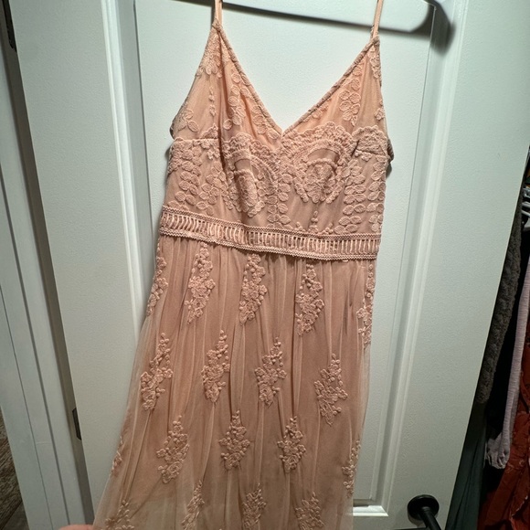 Like new | Altar’d State Mauve Lace Maxi Dress - Picture 2 of 3